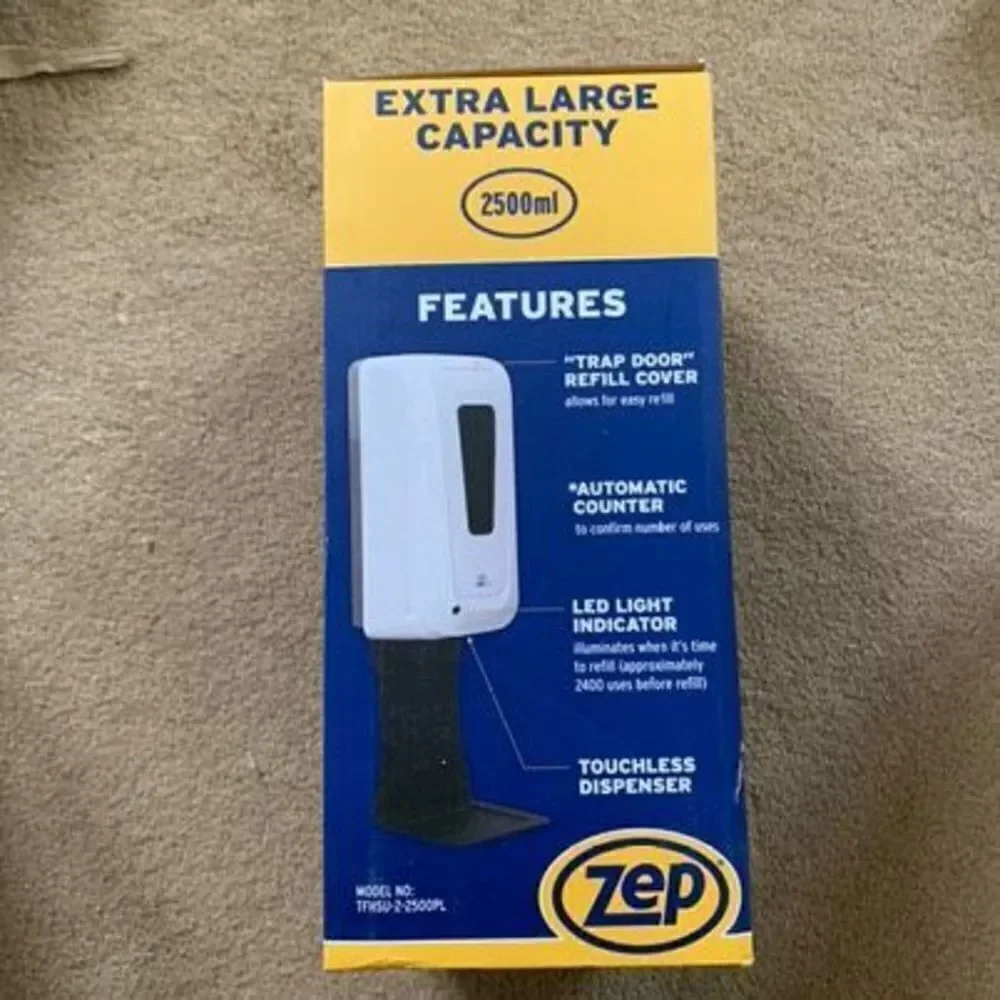 Zep Dispenser Extra Large Capacity With Wall Mount & Dip Tray Model TFHSU-2-2500